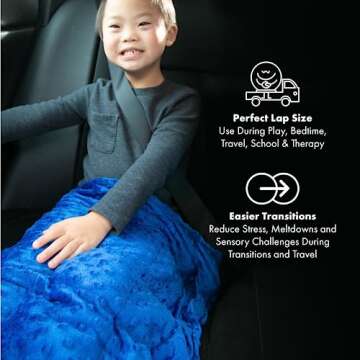 Harkla Weighted Lap Pad for Kids - Soft and Calming Comfort