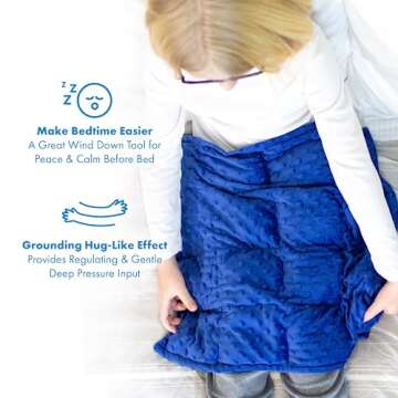 Harkla Weighted Lap Pad for Kids - Soft and Calming Comfort