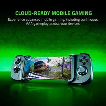 Razer Kishi Mobile Game Controller / Gamepad for Xbox Android USB-C: Game Pass Ultimate, xCloud, Clo...