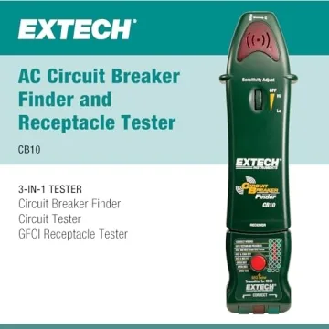 Extech CB10 Circuit Breaker Finder and Tester for Electrical Safety