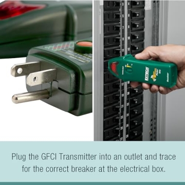 Extech CB10 Circuit Breaker Finder and Tester for Electrical Safety