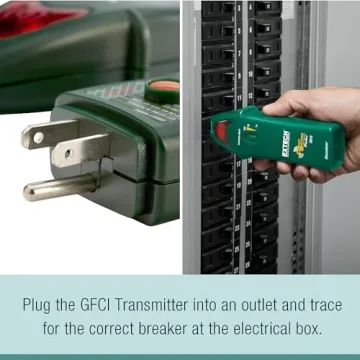 Extech CB10 Circuit Breaker Finder and Tester for Electrical Safety