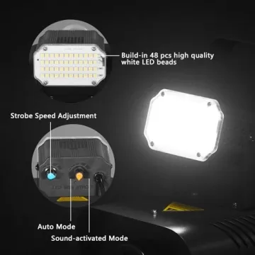 Fog Machine 1000W with Strobe Light and Wireless Remote