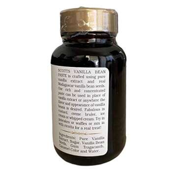 Scott's Flavoring Pure Vanilla Bean Paste - Gourmet Madagascar For Baking, Cooking, Brewing & Homema...