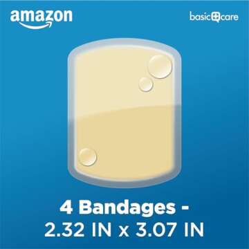 Advanced Fast Healing Hydrocolloid Gel Bandages - 4 Count