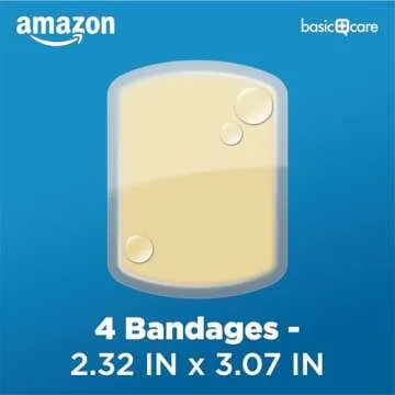 Advanced Fast Healing Hydrocolloid Gel Bandages - 4 Count