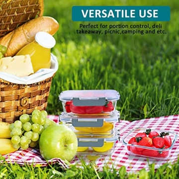 Buy M MCIRCO 5-Pack Glass Meal Prep Containers Now