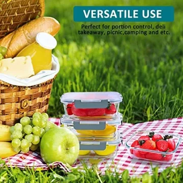 Buy M MCIRCO 5-Pack Glass Meal Prep Containers Now