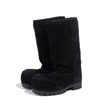 Trelako Suede Platform Snow Boots - Cozy, Stylish & Cozy Comfort for All Winter Occasions