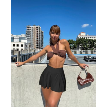 OQQ 2 Piece Women Mini Skirts - Fashionable & Stretchy