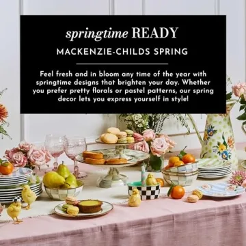 Charming MacKenzie-Childs Rosie Rabbit Figurine for Spring