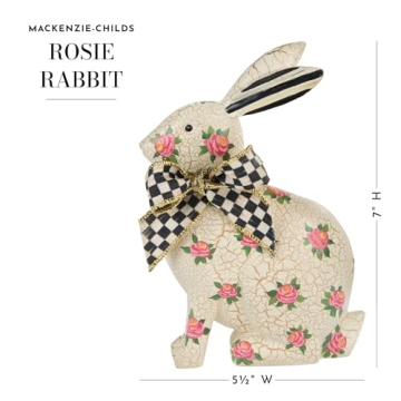 Charming MacKenzie-Childs Rosie Rabbit Figurine for Spring