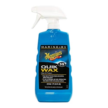 Meguiar's M5916 Marine/RV Quik Wax – Fast and Easy Shine Solution