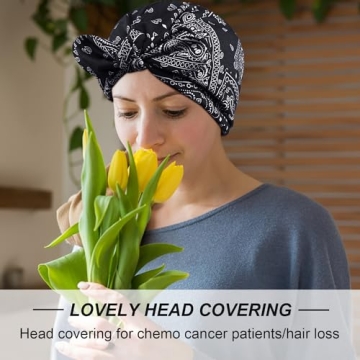 Stylish Ababalaya Satin Lined Turbans for Hair Protection