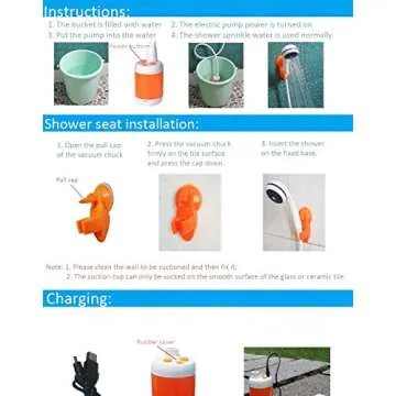 Iron Hammer Portable Shower for Outdoor and Emergency Use