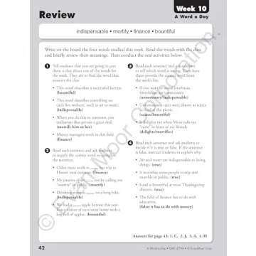 A Word a Day, Grade 6