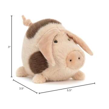 Adorable Jellycat Higgledy Piggledy Old Spot Pig Plush Toy