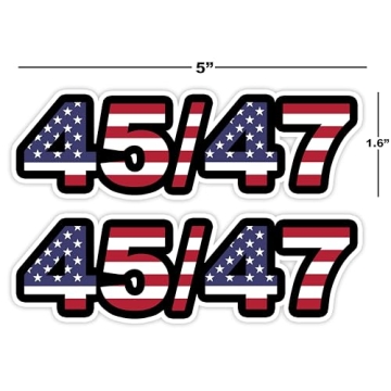 Trump 45 47 Sticker Pack for 2024 Election