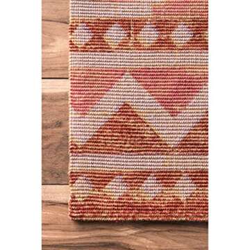 nuLOOM Dara Suzani Jute Area Rug - Vibrant & Durable 4x6