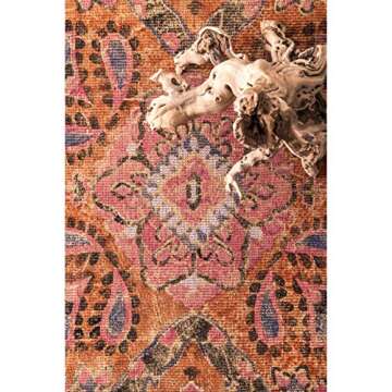 nuLOOM Dara Suzani Jute Area Rug - Vibrant & Durable 4x6