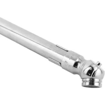 Milton S-921 Pencil Tire Pressure Gauge, Passenger Car, With Built-in Deflator Valve, Durable Plated Brass, Pressure Measured In PSI & kPa