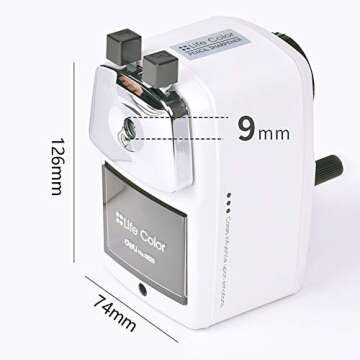 YBoCH Manual Pencil Sharpener for Classrooms and Artists