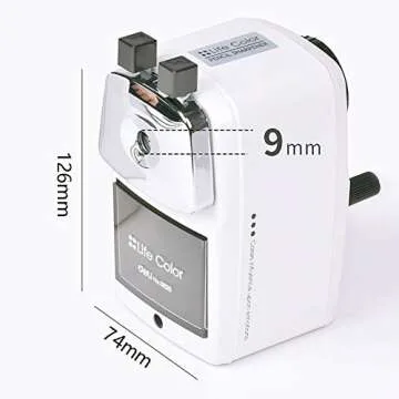 YBoCH Manual Pencil Sharpener for Classrooms and Artists