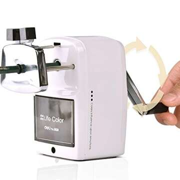 YBoCH Manual Pencil Sharpener for Classrooms and Artists