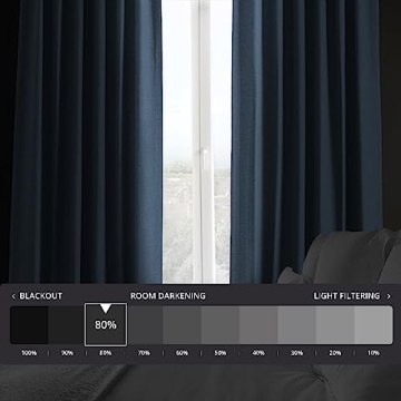 HPD Bellino Room Darkening Curtains 96 Inches Long