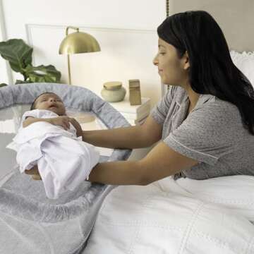 HALO Baby Flex BassiNest, Adjustable Travel Bassinet, Easy Folding, Lightweight with Mattress and Ca...