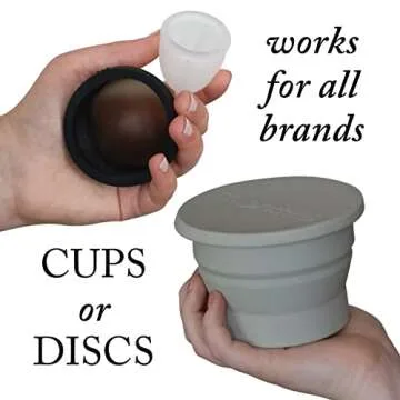 Menstrual Cup Sterilizer - Clean & Portable Travel Case