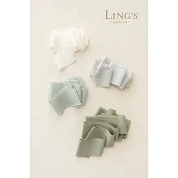 Handmade Silk-Like Ribbon for Wedding Details and Crafts