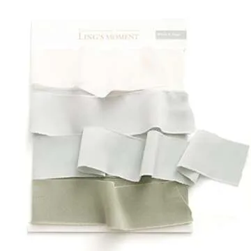 Handmade Silk-Like Ribbon for Wedding Details and Crafts