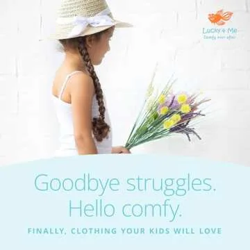 Lucky & Me Girls Cotton Briefs 7-Pack Comfort for Ages 2-10