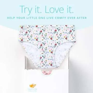 Lucky & Me Girls Cotton Briefs 7-Pack Comfort for Ages 2-10