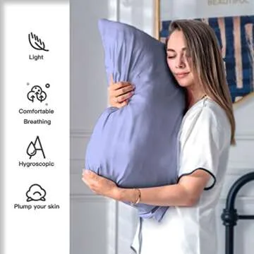 Silk Pillowcase for Comfortable Hair and Skin Care