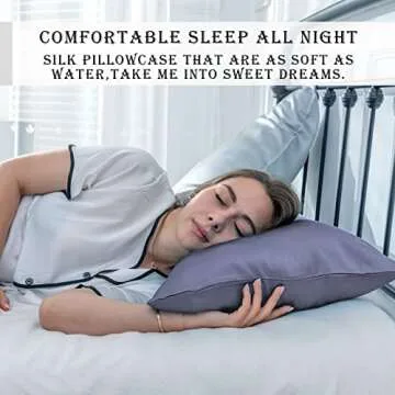 Silk Pillowcase for Comfortable Hair and Skin Care