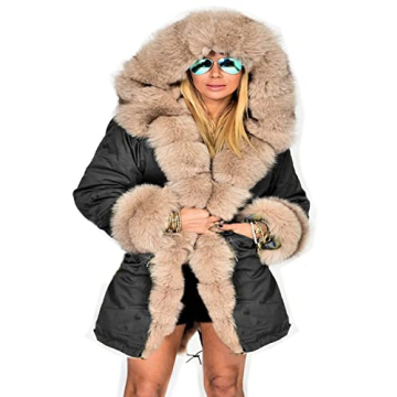Stylish Roiii Women's Winter Coat with Adjustable Fit
