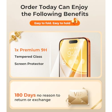 CHICLADY for iPhone 17 Pro Max Case with 1X Screen Protector, [Compatible with MagSafe] [Integrated ...