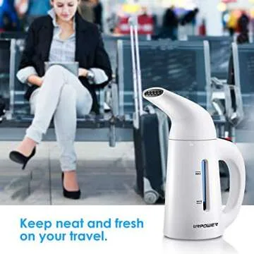 URPOWER 180ml Portable Garment Steamer for Quick Wrinkle Removal