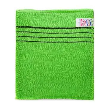 9pcs Korean Exfoliating Bath Washcloths for Smooth Skin