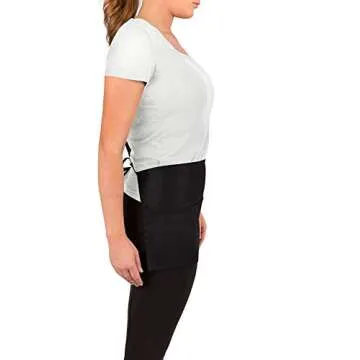 Stylish KNG Waitress Apron with 3 Pockets and Comfort