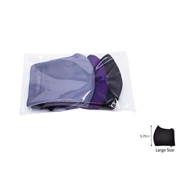 Wowfit 100 Clear Cellophane Bags for Gifts & Crafts