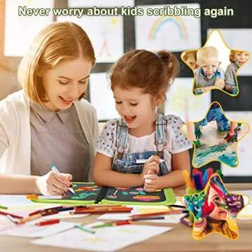 Qrytoi Kids Magic Erasable Drawing Book for Travel Fun