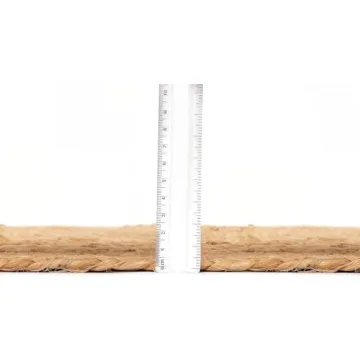 KEMA Jute Braided Area Rug 4x6 Feet Stylish Home Decor