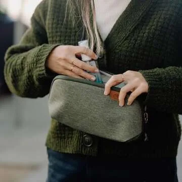 Peak Design Small Tech Pouch Black Travel Organizer