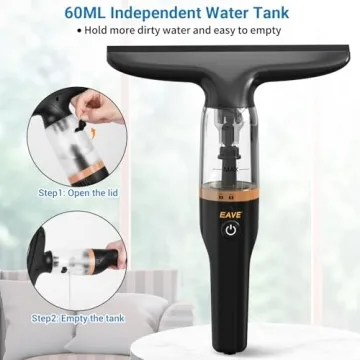 Versatile Rechargeable Window Vac for Sparkling Clean Windows