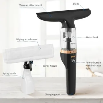 Versatile Rechargeable Window Vac for Sparkling Clean Windows