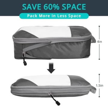 NICOSHOW Compression Packing Cubes for Efficient Travel