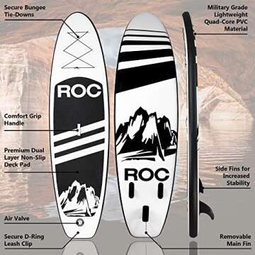 Roc Inflatable Stand Up Paddle Boards Perfect for All